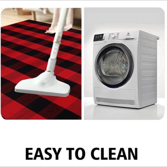 Buffalo Plaid Rug, 28" x 43" Christmas  Outdoor Front Door Decor Mat - Picture 3 of 5